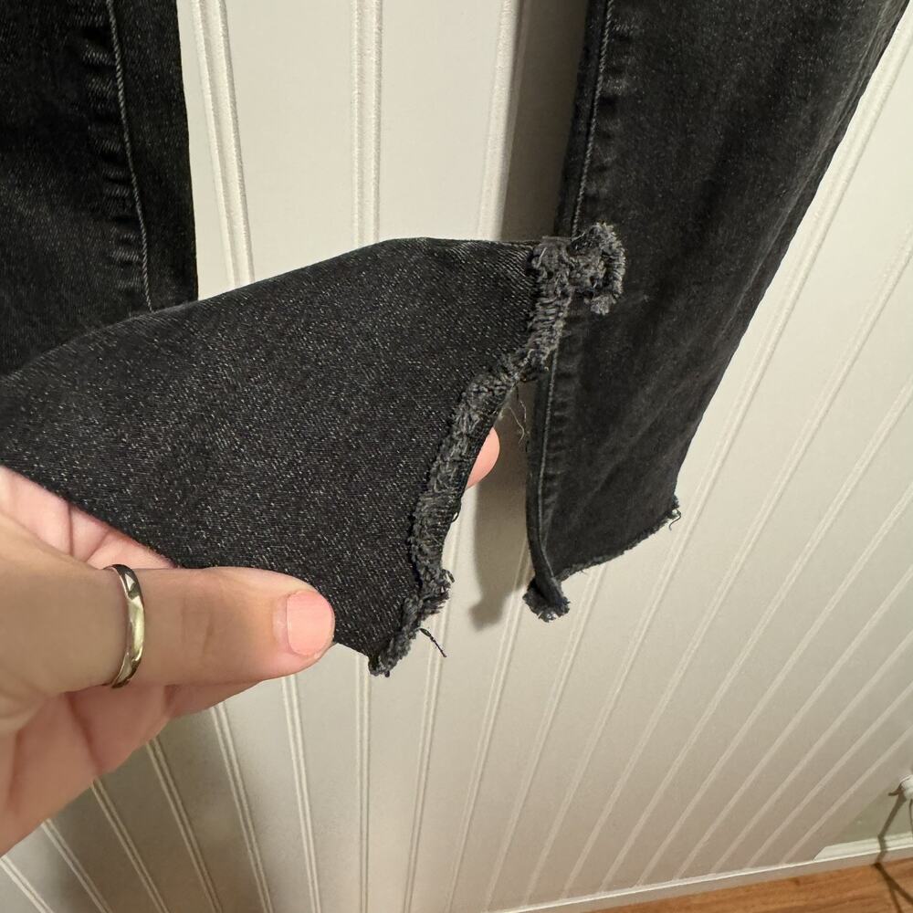 Mother Jeans Looker Ankle Fray Night Hawk Size 27 - Picture 5 of 10